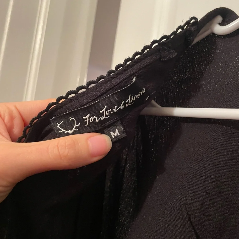 For love and lemon Roosevelt mini dress with embellished bell sleeves - Picture 7 of 10